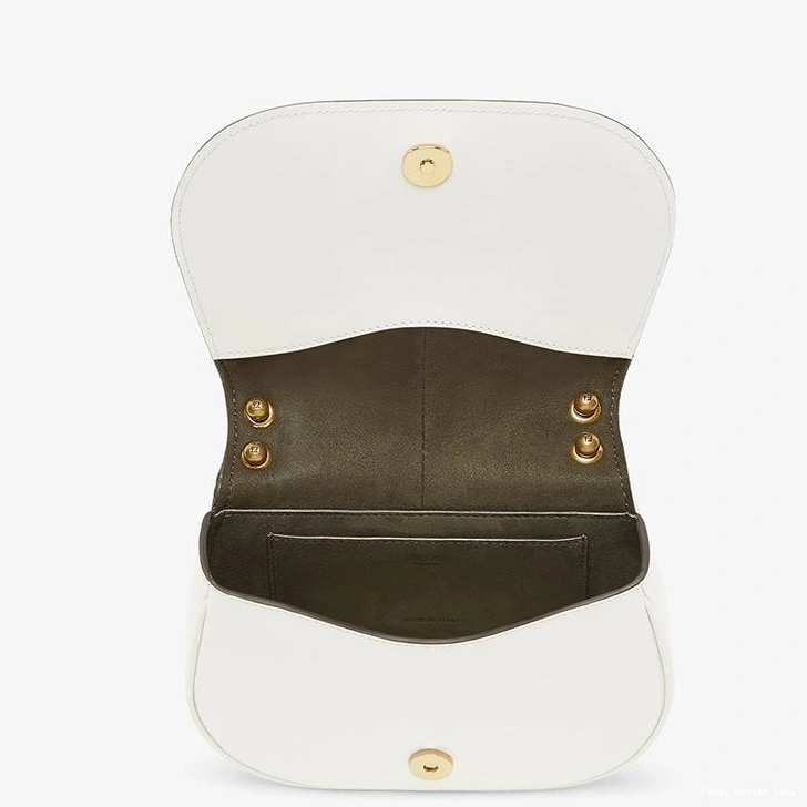 Affordable C'mon Mini White Bag Fendi Calf In Leather 0731